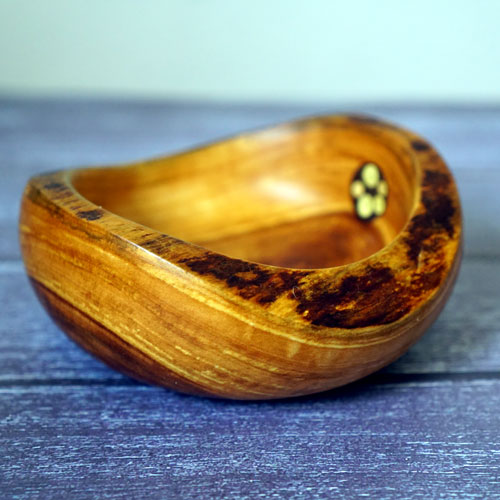 Mini Natural Edge Apple Wood Bowl