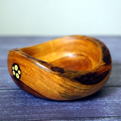 Mini Natural Edge Apple Wood Bowl